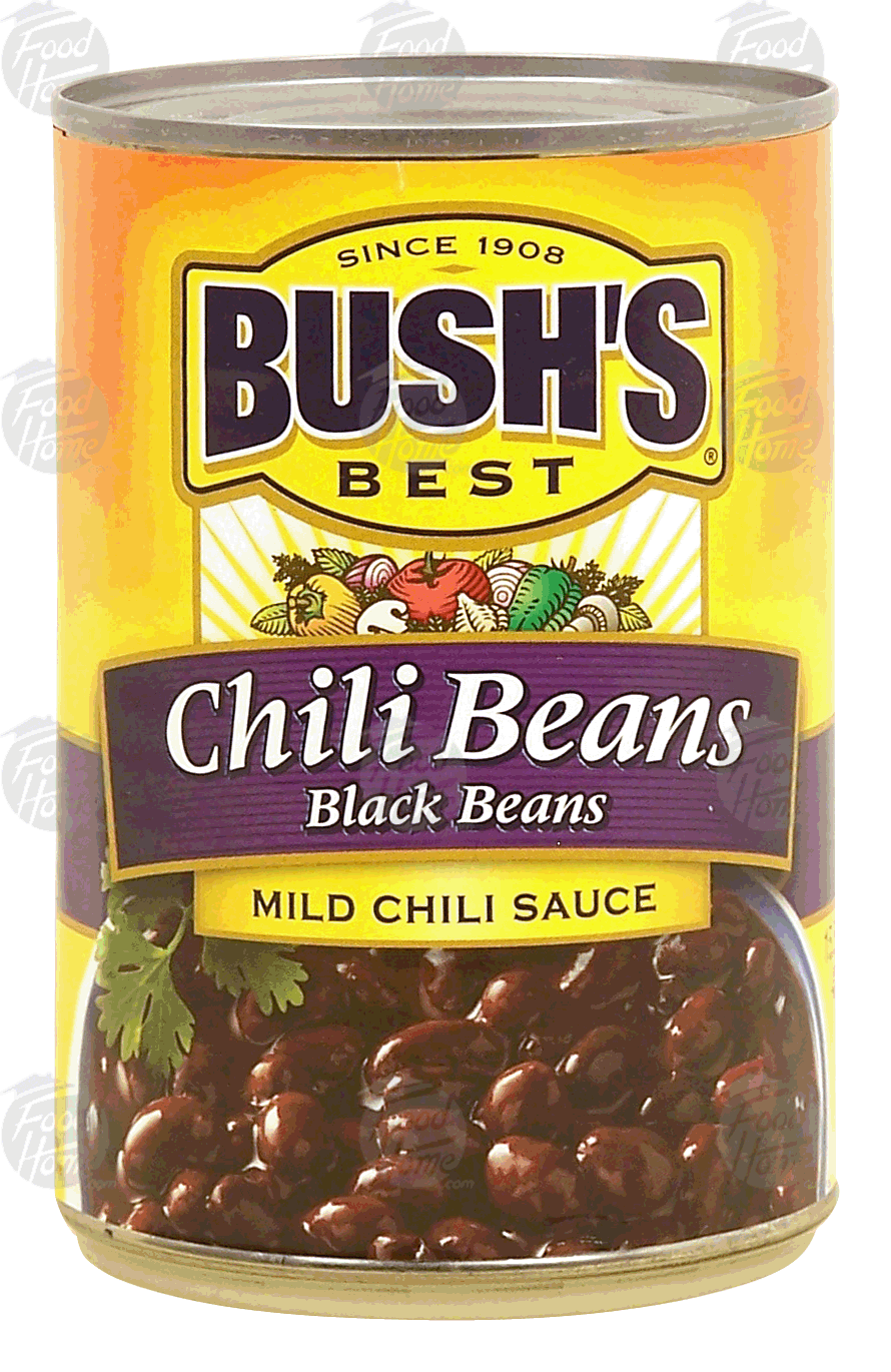 Bush's Best  chili beans, black beans in mild chili sauce Full-Size Picture